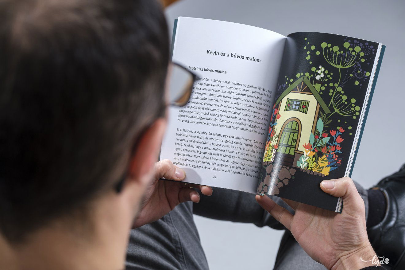A felnőttek számára is kedves olvasmány lesz a Kevin és a bűvös malom •  Fotó: Veres Nándor