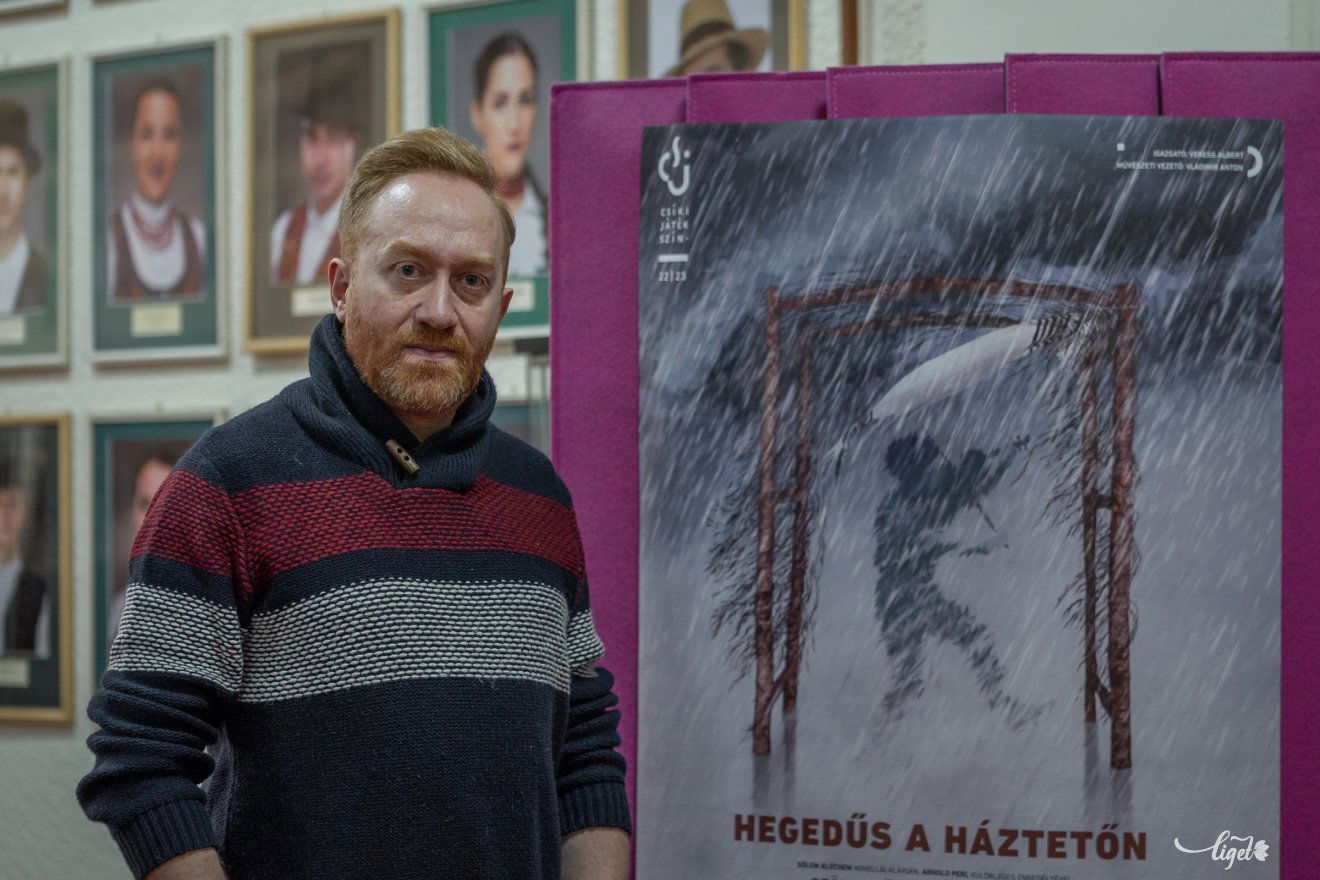 Nagyon aktuális a darab - véli •  Fotó: Pinti Attila