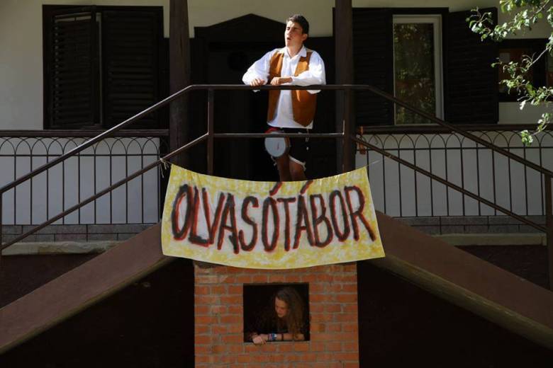Az olvasótábor mindennek az alapja •  Fotó: Facebook/Udvartér Alkotótábor