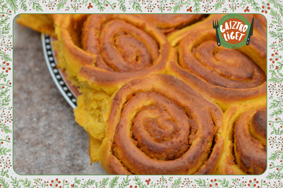 Duplán sütőtökös csiga