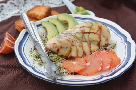 Csirkemell vérnaranccsal