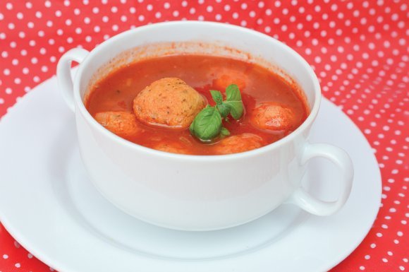 Túrógombócos paradicsomleves