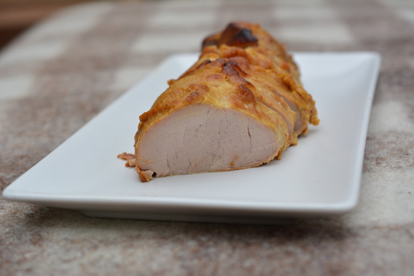 méz, mustár, szűzpecsenye, recept