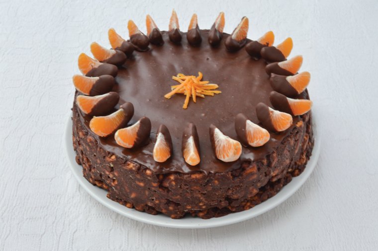 Csokoládés keksztorta