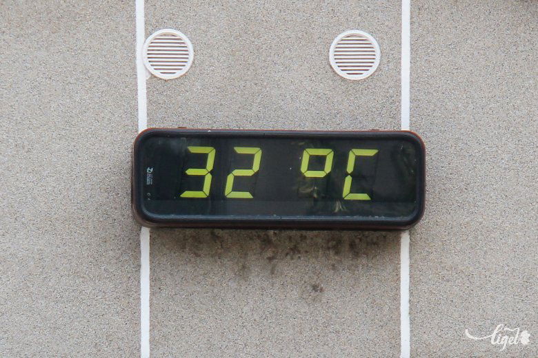 A 30 fok feletti hőmérsékletek már sokaknál okoznak diszkomfortérzést •  Fotó: Pál Árpád