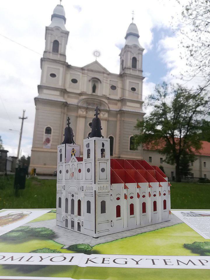 A csíksomlyói kegytemplom makettje 