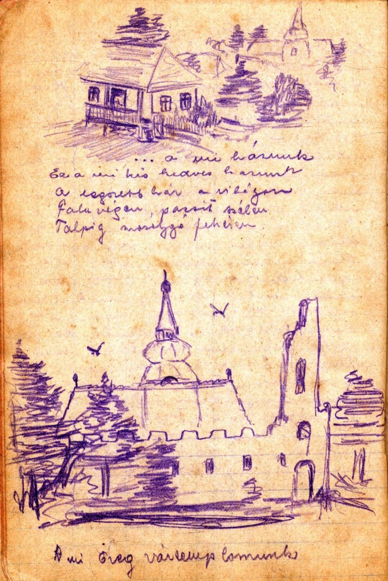 A Székely Hadosztály volt katonája, a gidófalvi Kovács Károly hazavágyódása a Nyírségből, 1920-as évek eleje. Forrás: Kovács Károly fiának, Kovács Zoltánnak a tulajdona 