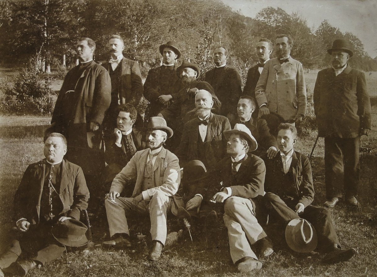 Tanári kar az 1890-es években 