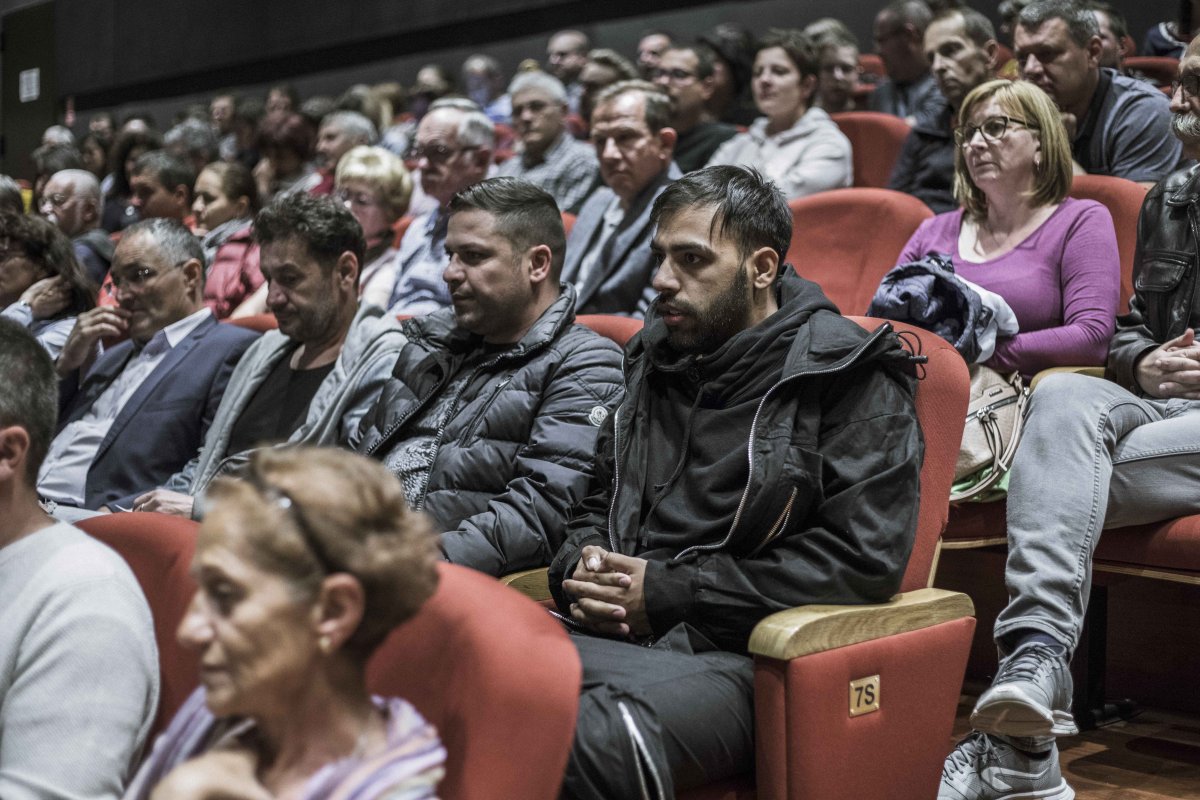 A film rendezője és két színésze is a csíkszeredai közönséggel tekintette meg a filmet •  Fotó: Kelemen Kinga/Filmszereda