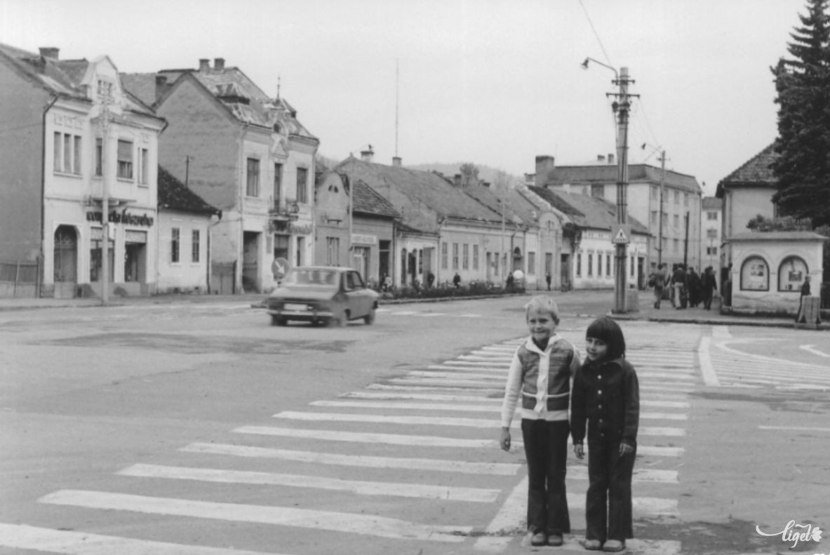 A Virág utcában, 1978-ban (Balogh Noémi és Birta Noémi gyűjtése) •  Fotó: A Nagy Imre Általános Iskola diákjainak gyűjtése