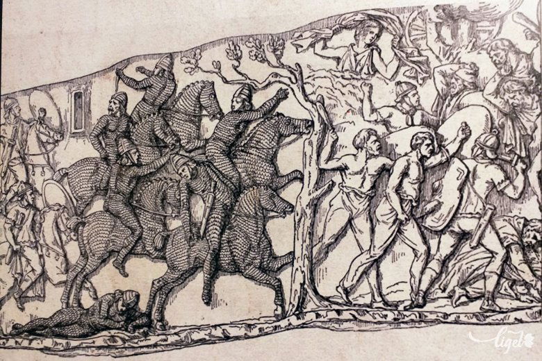 Roxolán vértesek Traianus diadaloszlopának domborművén •  Fotó: Katona Zoltán
