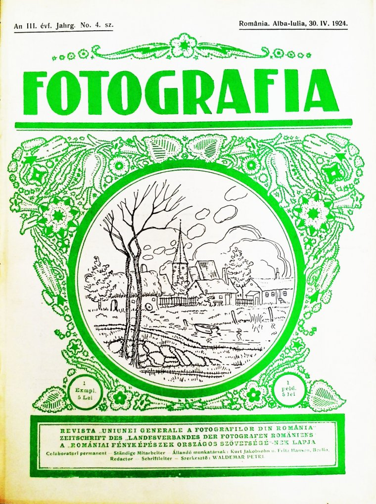 Fotografia – korabeli szaklap Erdélyből