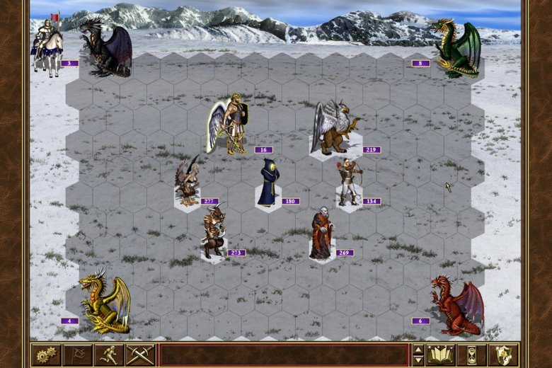 Így néz ki, amikor a sárkányok kincseire fáj a fogunk •  Fotó: Képernyőfotó/Heroes of Might and Magic III