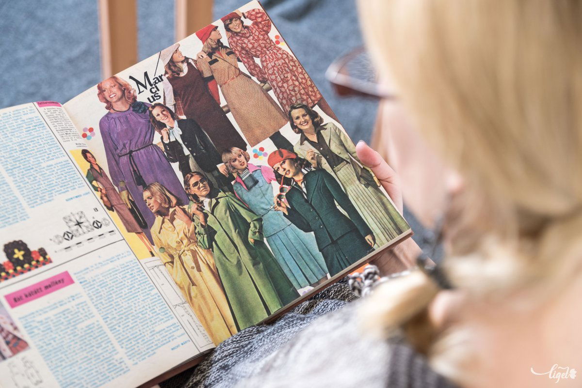 A csinos, modern nő a '70-es években •  Fotó: Veres Nándor