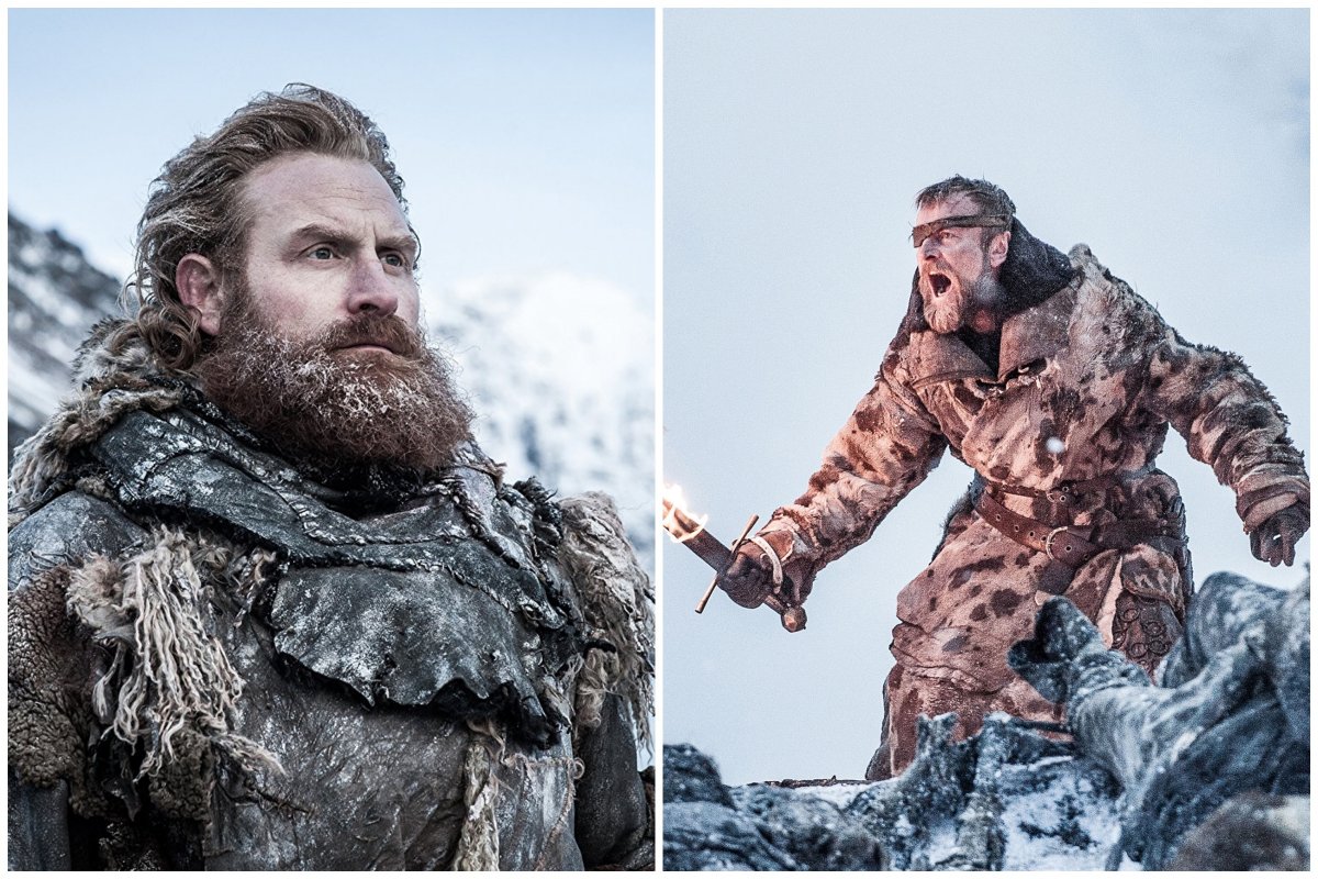 Tormund és Beric Dondarrion. Megszállott harcosok, akik már nem először néztek szembe a halállal •  Fotó: Liget-montázs/HBO