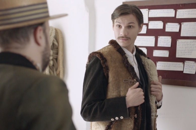Kenéz Ágoston a fiatal Benedek Elek figuráját játszotta el •  Fotó: Forrás: az Istenke bicskája című film