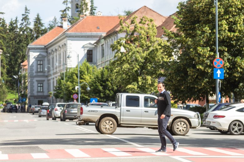 „Az első héten, amikor bejöttem Udvarhelyre, azt hitték, bekattantam a karanténtól, mert három-négy órát mentem körbe” •  Fotó: Erdély Bálint Előd