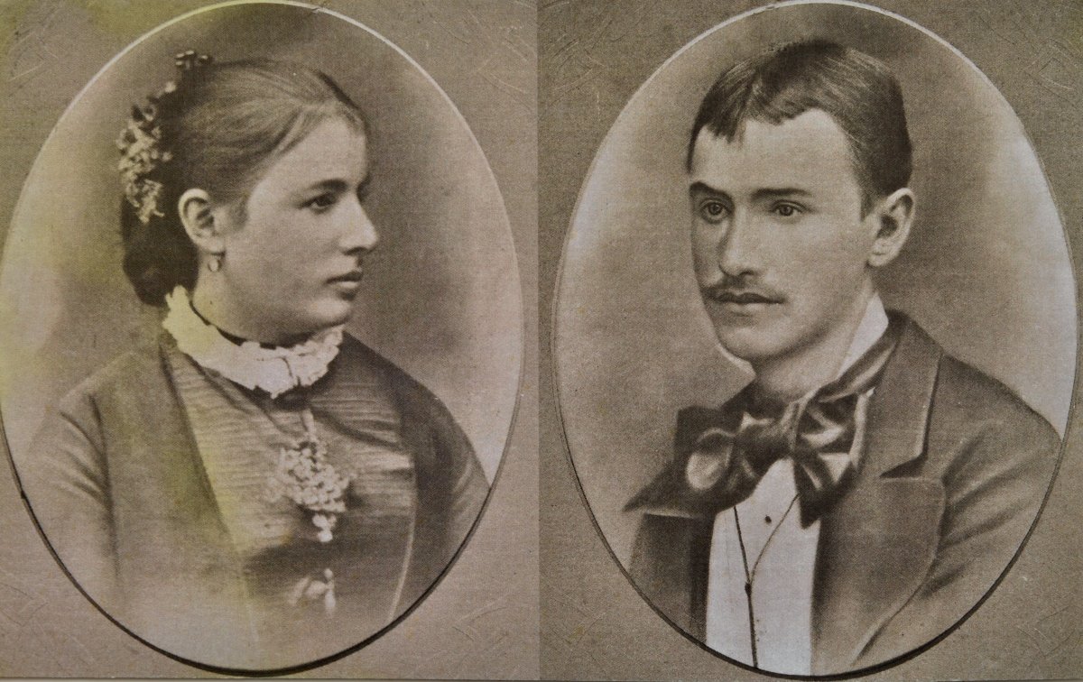 Dédszülők, Köllő Marcella és Szabó Sándor, 1883 •  Fotó: Nagy Gyöngyvér személyes archívuma