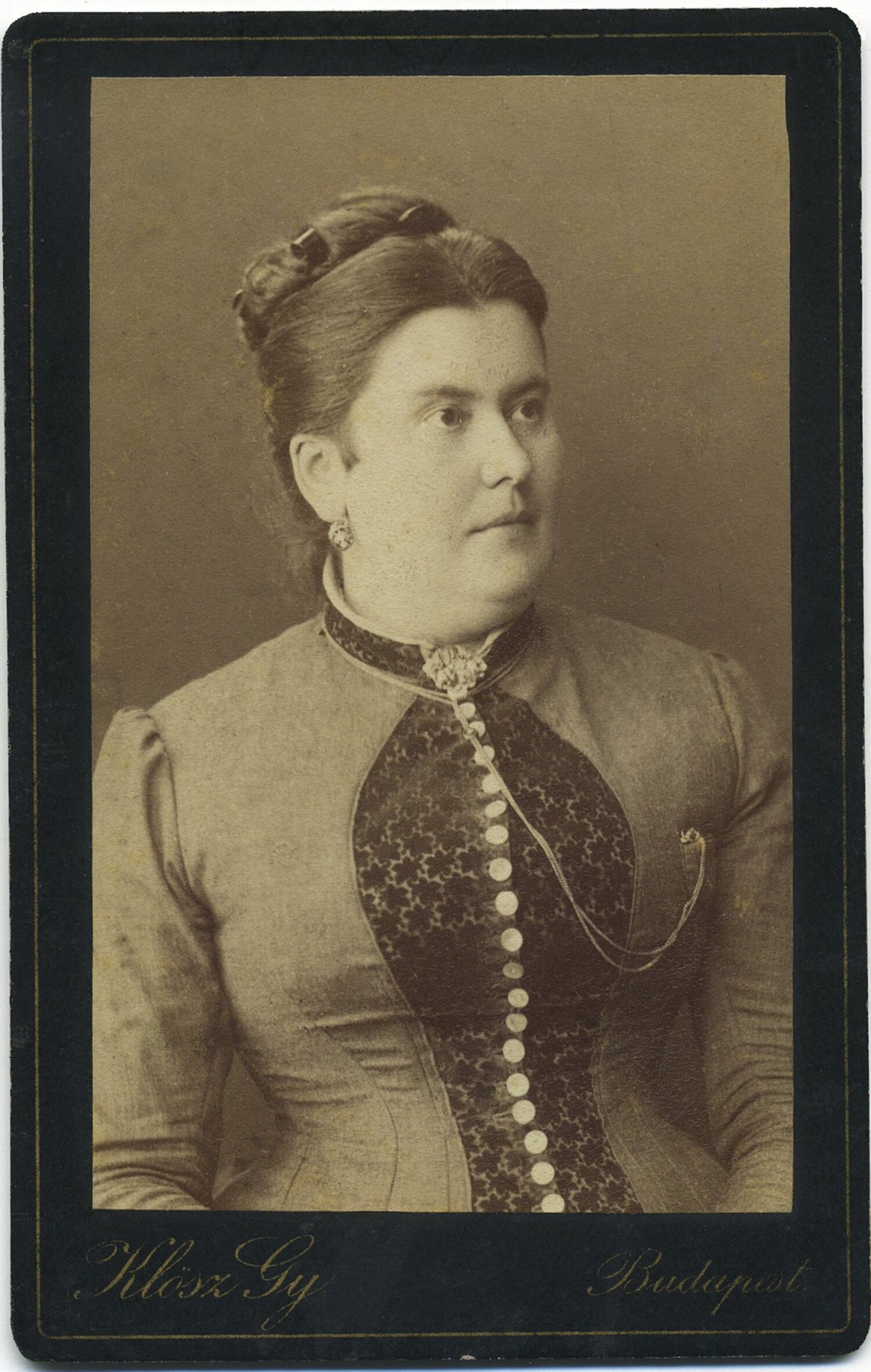 Az ükanya Solnai Mária, 1900 körül •  Fotó: Nagy Gyöngyvér személyes archívuma