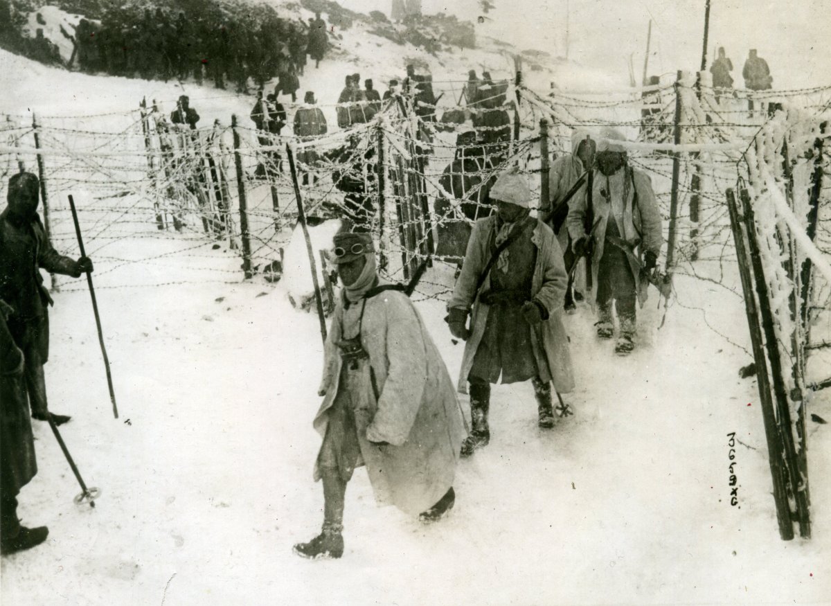 Magyar-osztrák katonák Tirolban •  Fotó: Molnár Attila gyűjteménye