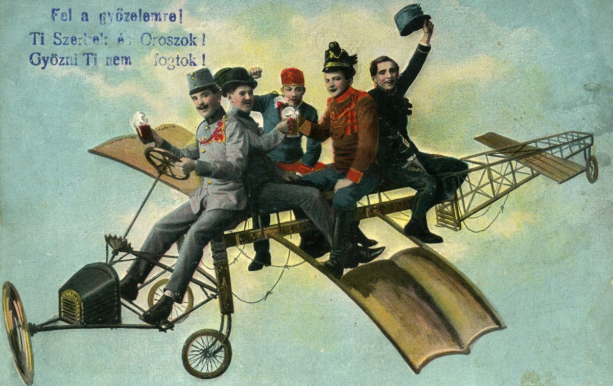 Háborús propagandaképeslap, 1914 •  Fotó: Molnár Attila gyűjteménye