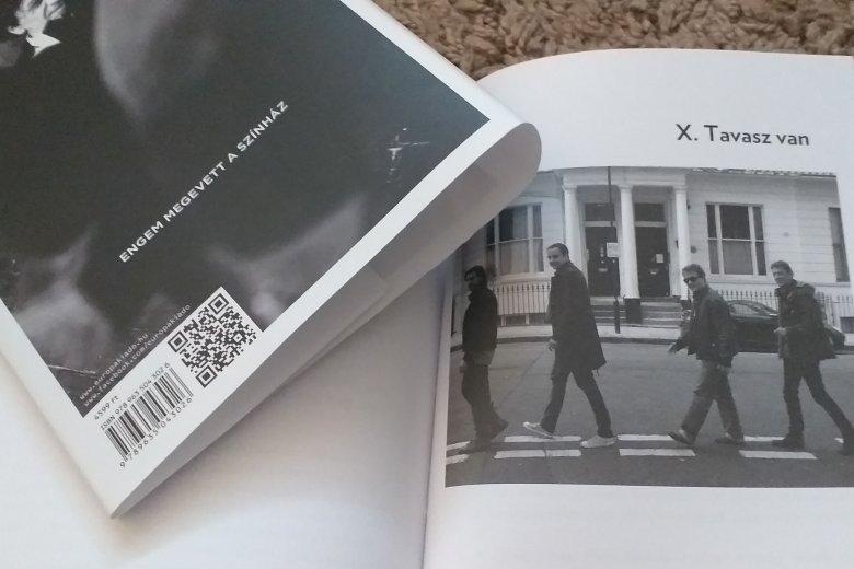 A Nézőművészetis társakkal: Kovács Krisztián, Katona László és Scherer Péter •  Fotó: Katona Zoltán