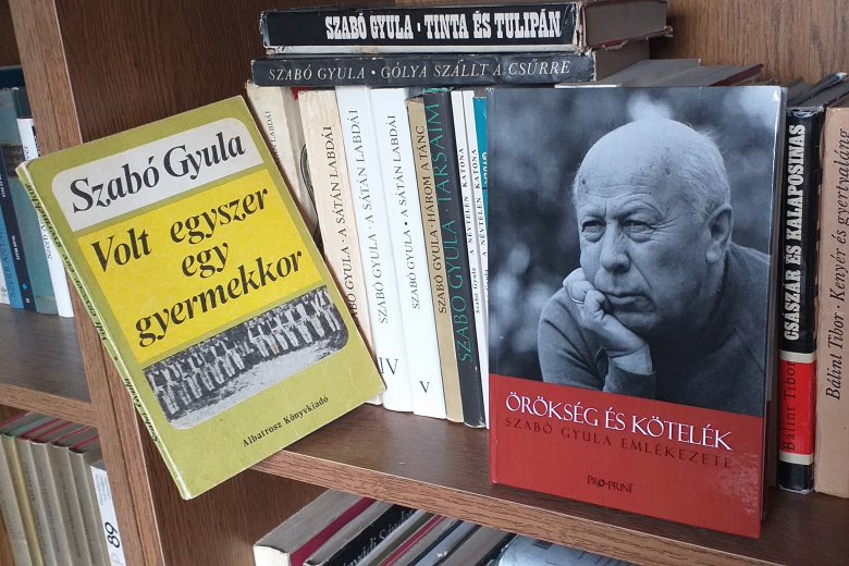 Gyermekkoráról több novellájában és nagyobb lélegzetű művében is írt Szabó Gyula •  Fotó: Katona Zoltán