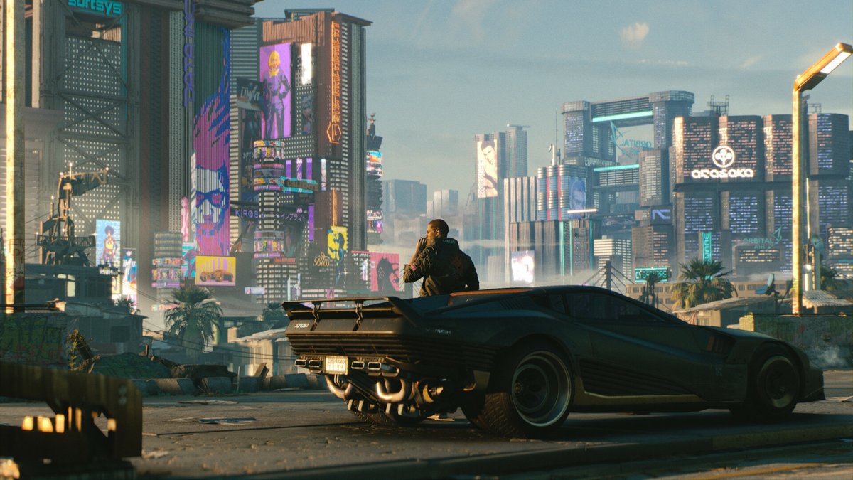 A Cyberpunk 2077 promóképen. Anyagunkat a fejlesztők iránti tiszteletből ezekkel és nem a saját in-game képernyőfotókkal illusztráltuk •  Fotó: CD Projekt Red