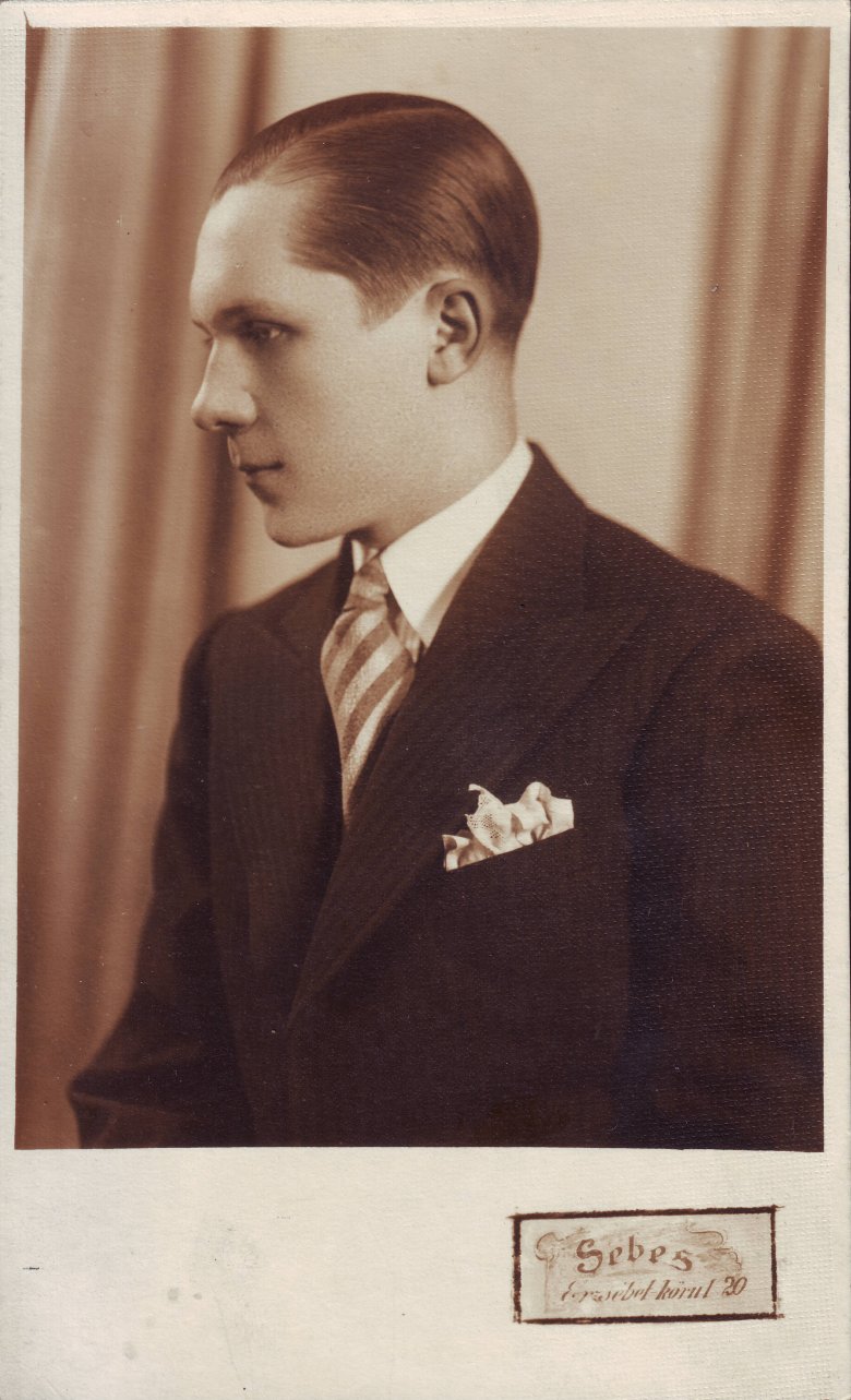 Krizmanits József az 1930-as években •  Fotó: A Krizmanits család tulajdona