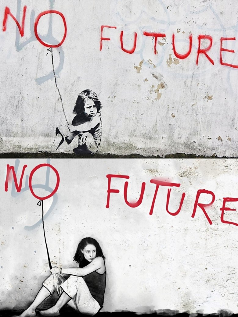 Banksy: Kislány lufival •  Fotó: Richard Wagner