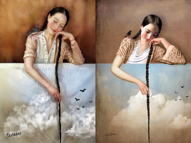 Catrin Welz-Stein: Touch The Sky (Rapunzel) •  Fotó: Richard Wagner