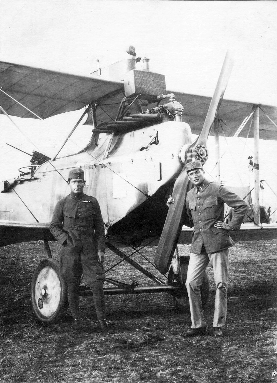 Repülős tisztként a háborúban, 1918-ban •  Fotó: Csanády György hagyatéka, a Haáz Rezső Múzeum tulajdona