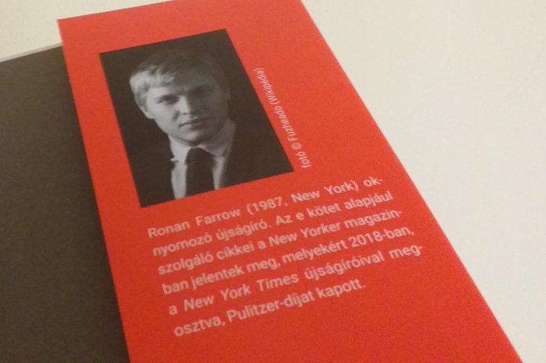 Ronan Farrow és társai Pulitzer-díjat kaptak az oknyomozásért •  Fotó: Katona Zoltán