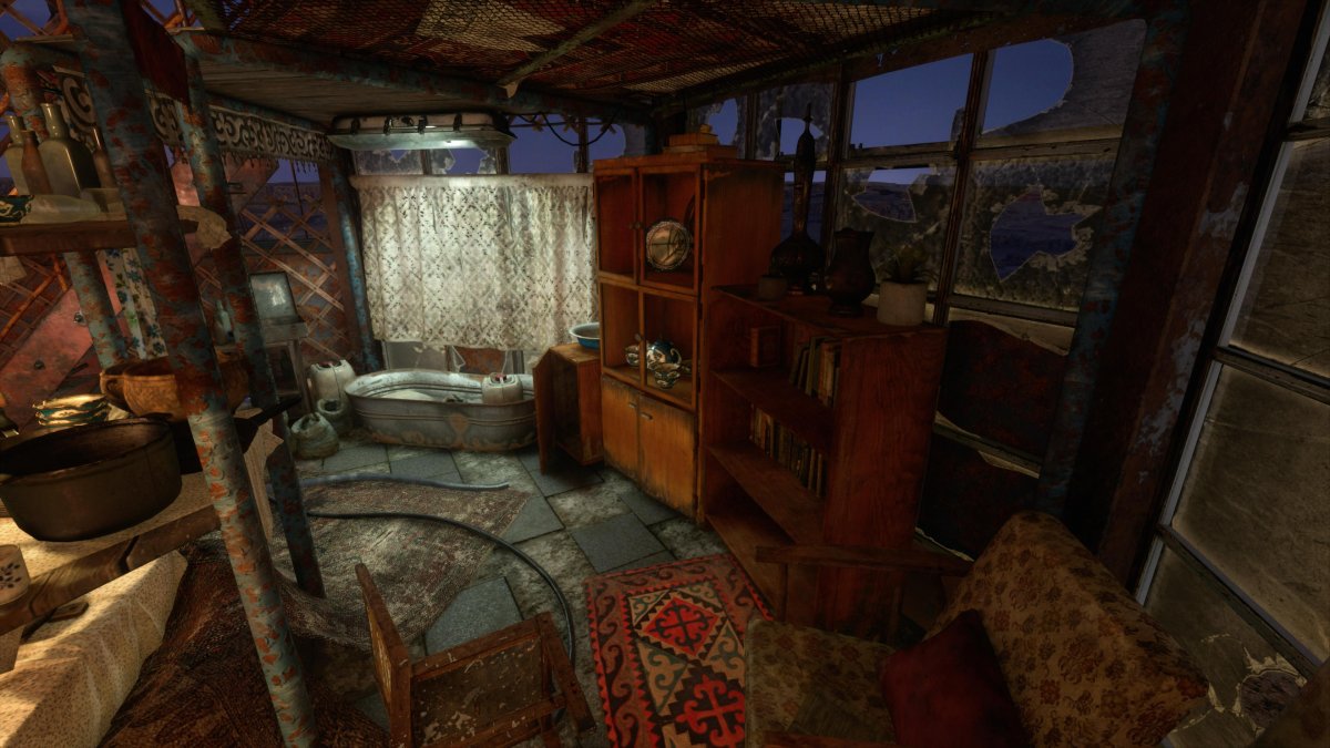 Ugyanez a bázis másik oldala •  Fotó: Metro Exodus/4A Games/Képernyőfotó