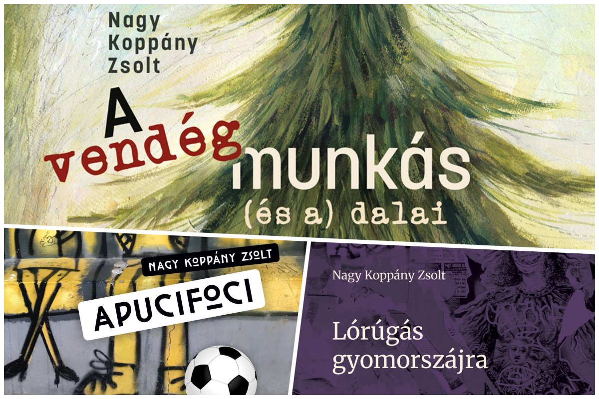 Három kötetet mutat be mostani székelyföldi körútján a József Attila-díjas író •  Fotó: Liget-montázs
