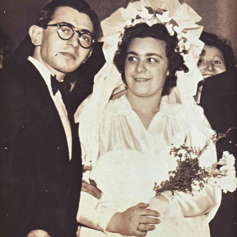 Gárdos Miklós és Ágnes, a könyvbéli Lili 1946-ban •  Fotó: Gárdos Péter archívuma