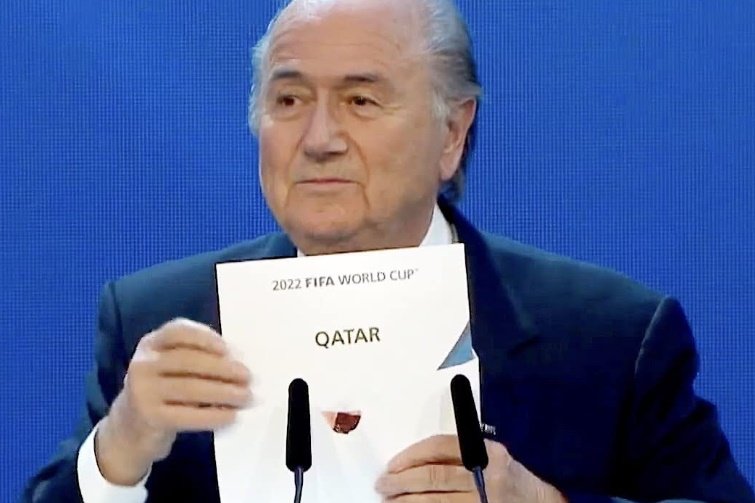 Blatter kihirdette 2010-ben, hogy Katar... •  Fotó: Netflix