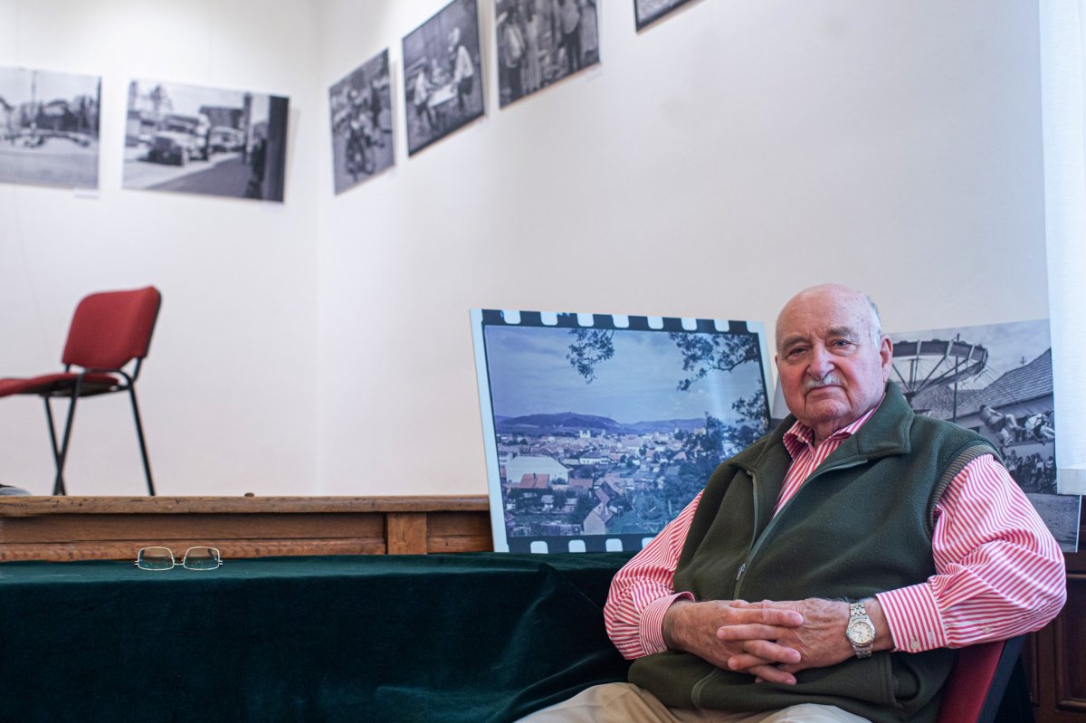 A 85. életévét betöltött Balázs Ferenc •  Fotó: Erdély Bálint Előd