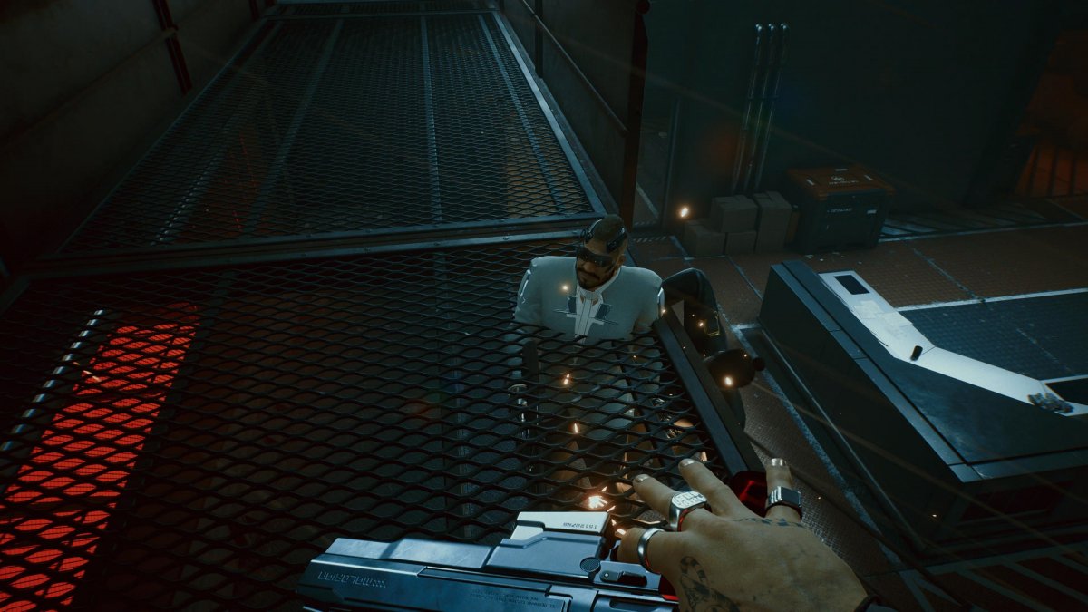 Az ilyen és hasonló glitchek és bugok továbbra is a játék velejárói, mondhatni „hozzánőttek” •  Fotó: Cyberpunk 2077/Képernyőfotó