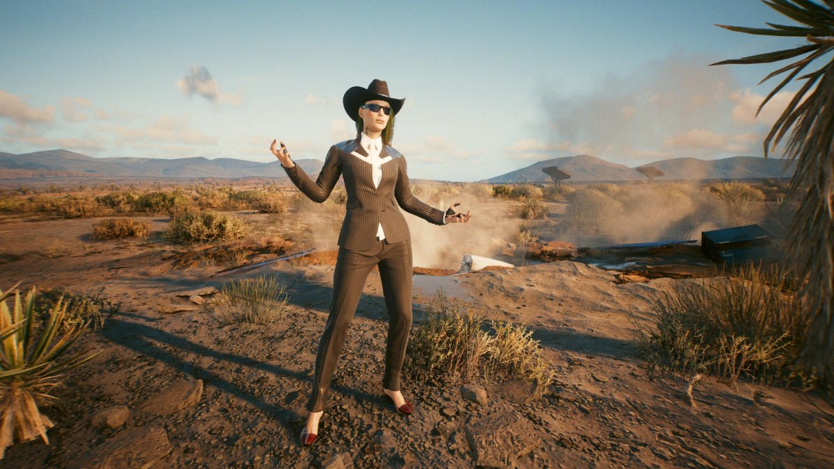 Ez az öltöny majdhogynem golyóállóvá tesz minket, ennél több védelmet adó cuccok talán nincsenek is a játékban •  Fotó: Cyberpunk 2077/Képernyőfotó