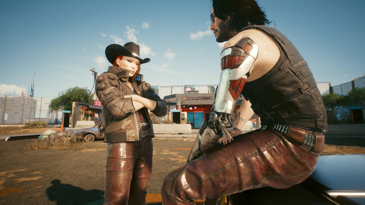 Johnny Silverhand kinézetét is magunkra ölthetjük, ha úgy tartja kedvünk •  Fotó: Cyberpunk 2077/Képernyőfotó
