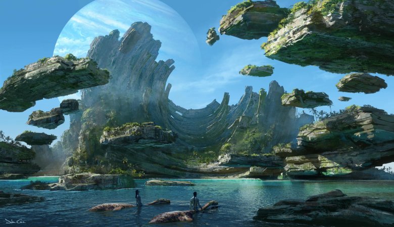 Az Avatar 2 látványvilága, egyelőre még csak koncepciós rajzon •  Fotó: 20th Century Studios