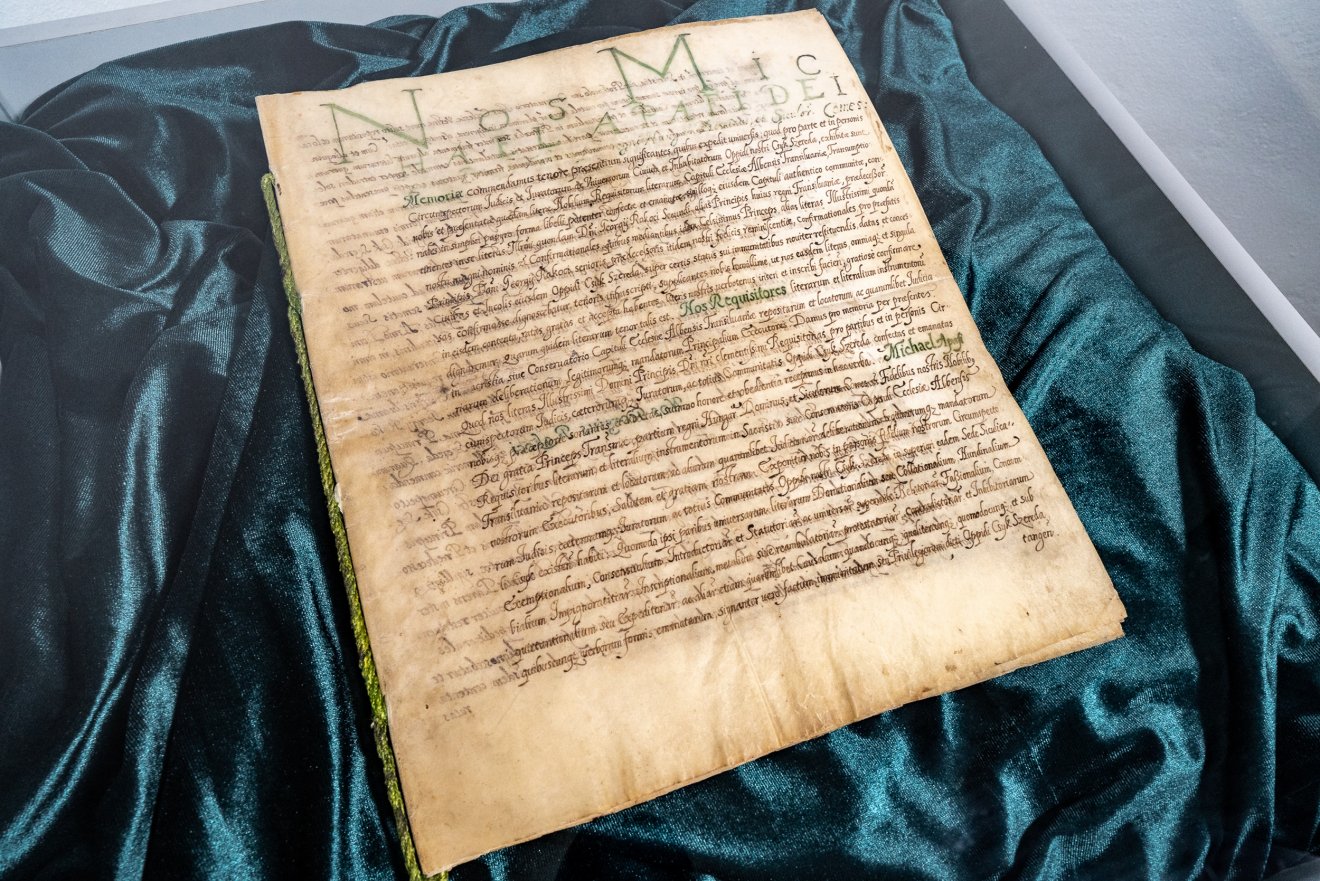 A hónap tárgya a Csíki Székely Múzeumban •  Fotó: Gegő Imre