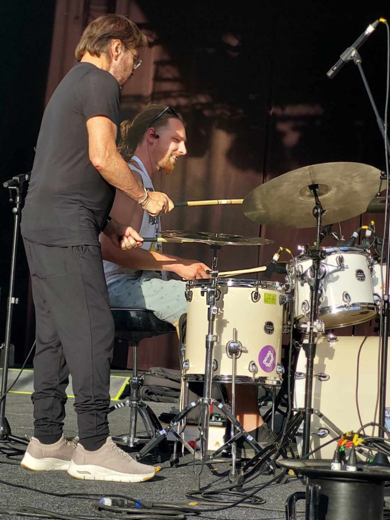 Al Di Meola és Szereceán Osszián •  Fotó: Bodó István