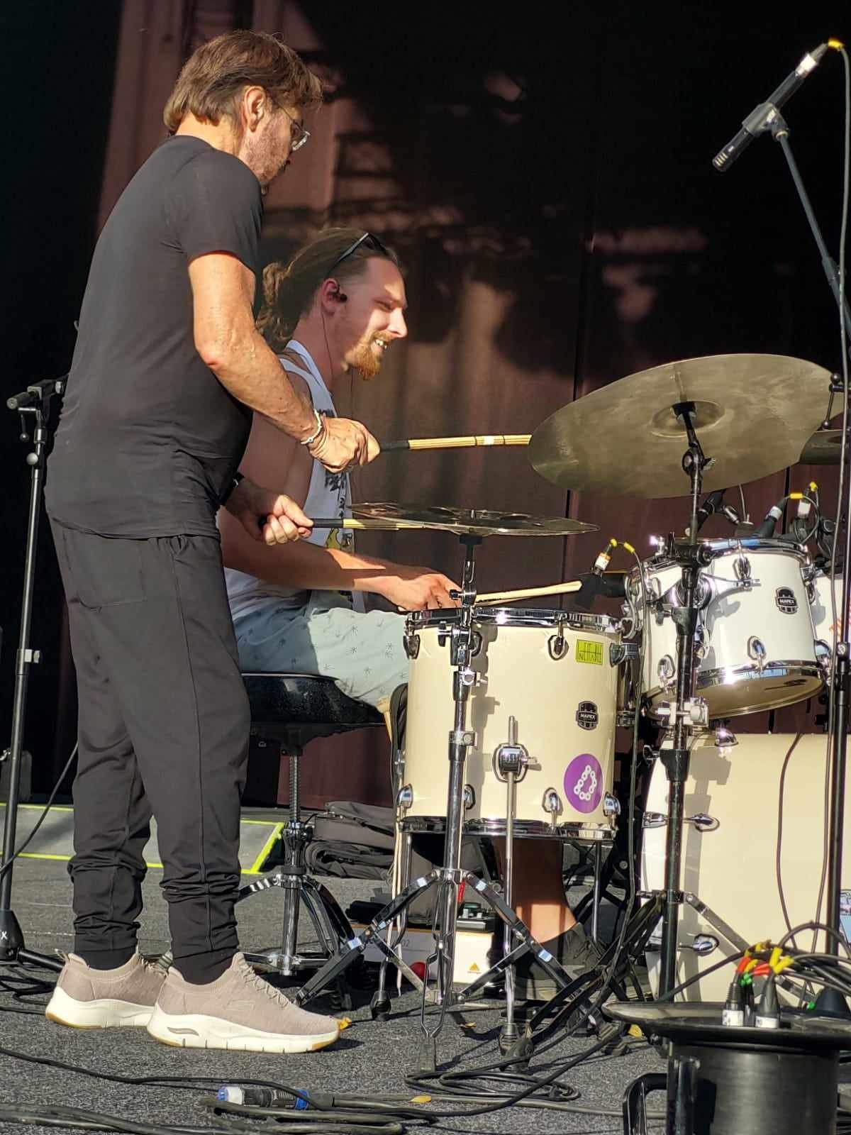 Al Di Meola és Szereceán Osszián •  Fotó: Bodó István
