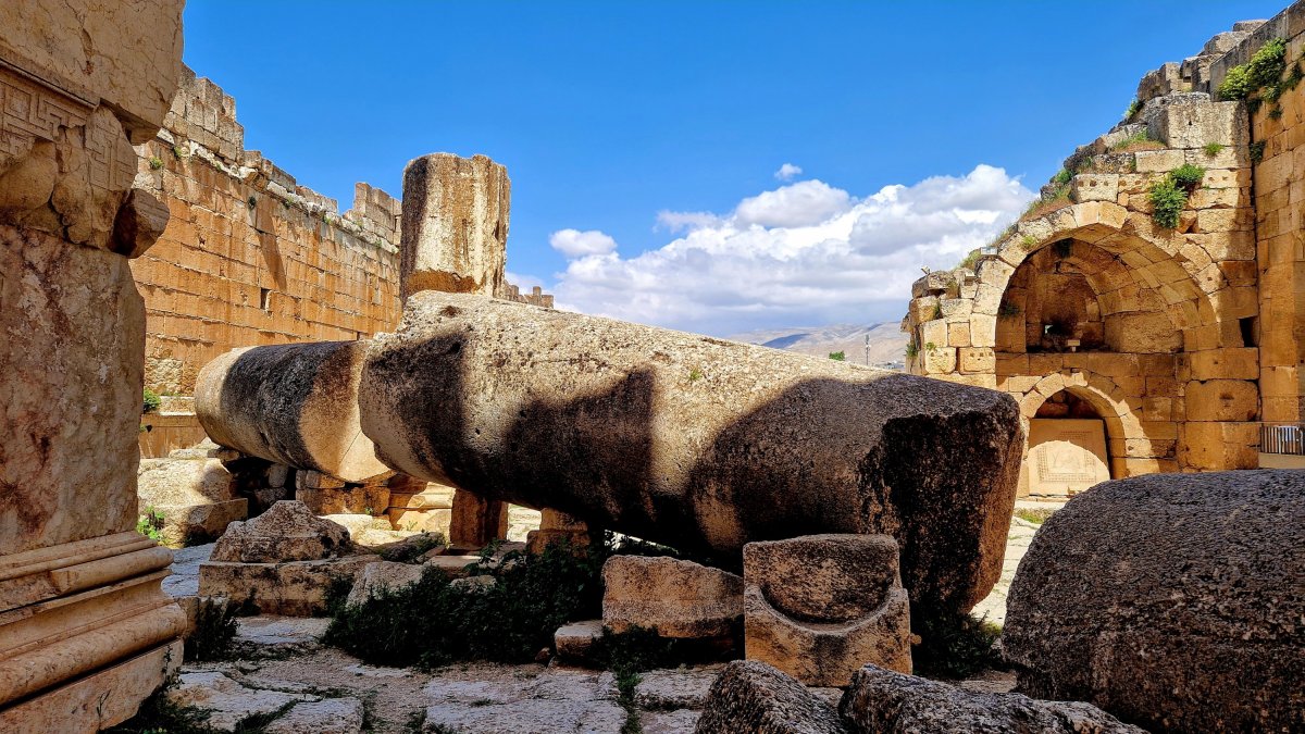 Baalbek: impozáns monolitok •  Fotó: Kocsis Károly