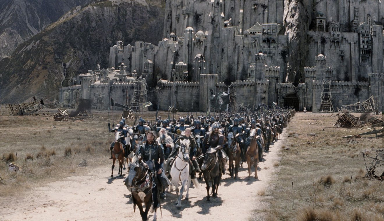 Képkocka a Gyűrűk ura: A király visszatér című 2003-ban megjelent film bővített változatából, amit a rajongók előszeretettel néznek újra időnként •  Fotó: New Line Cinema