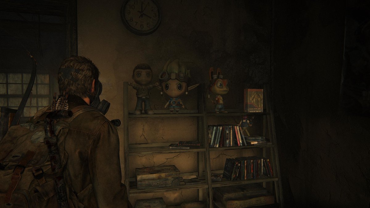 Egy alapos kikacsintás is belefért a játékot fejlesztő Naughty Dog korábbi játékaira: az Unchartedekre és a 
Jak and Daxterre •  Fotó: The Last of Us/Képernyőfotó