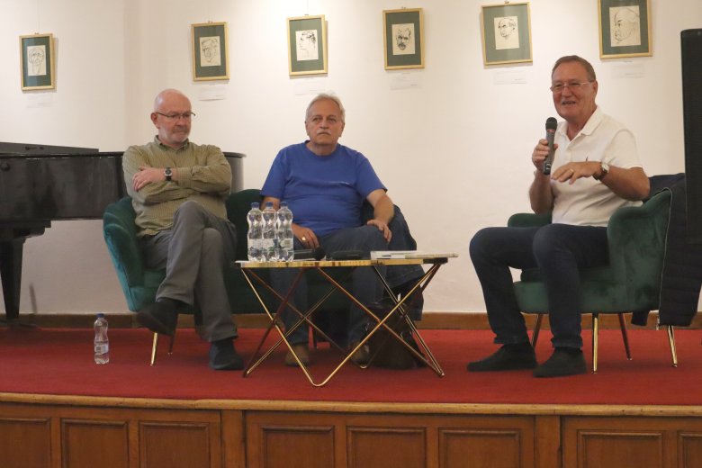 Simó Márton, Szakács István Péter és Böszörményi Zoltán •  Fotó: Péter Beáta
