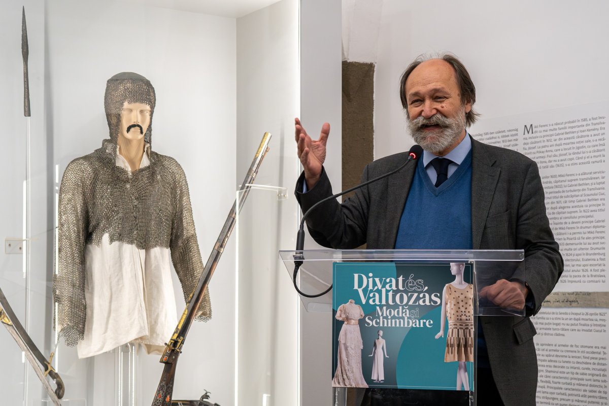 Csorba László, a Budapesti Történeti Múzeum főigazgatója •  Fotó: Gegő Imre / Csíki Székely Múzeum